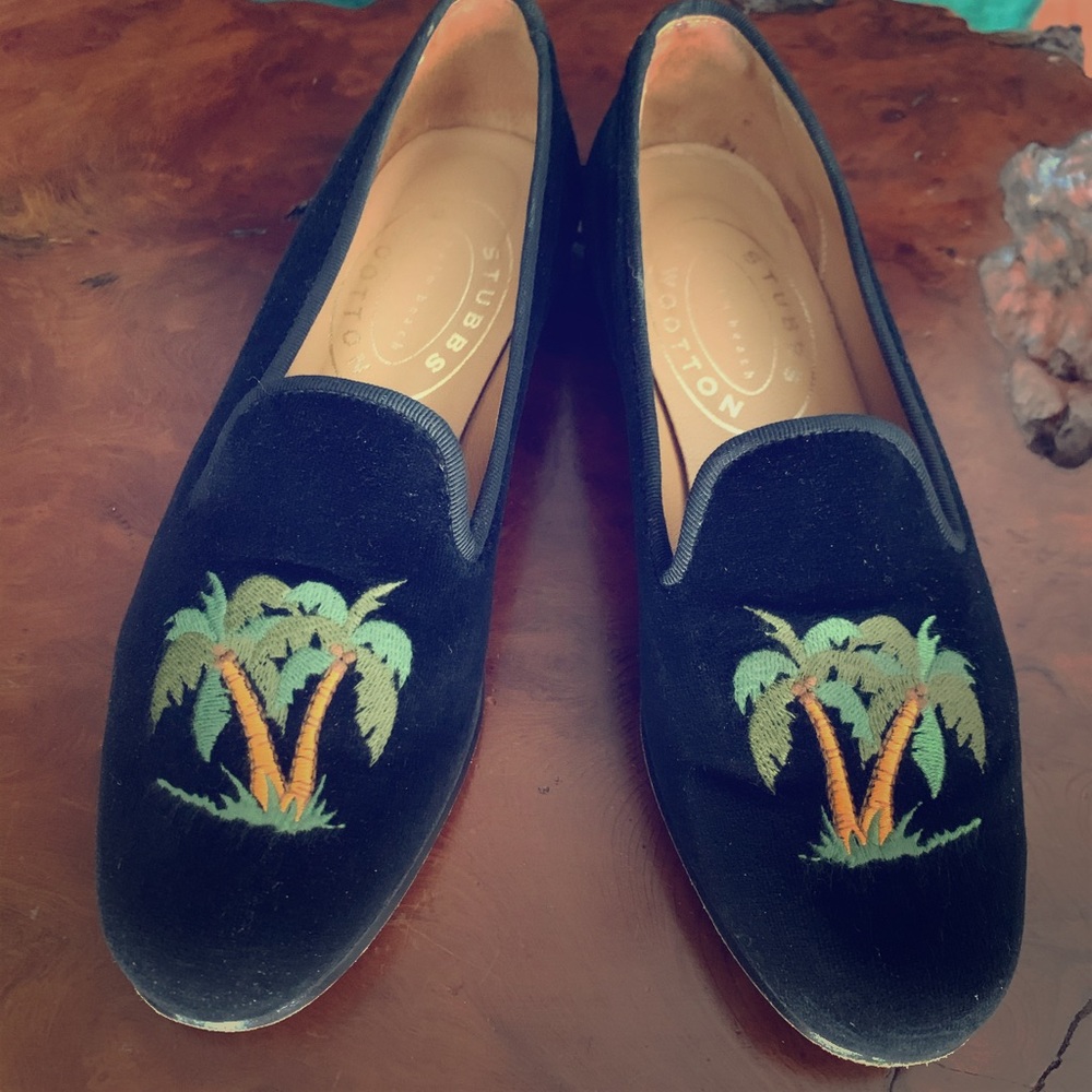 STUBS & WOOTTON Cocos Palm Tree Slippers